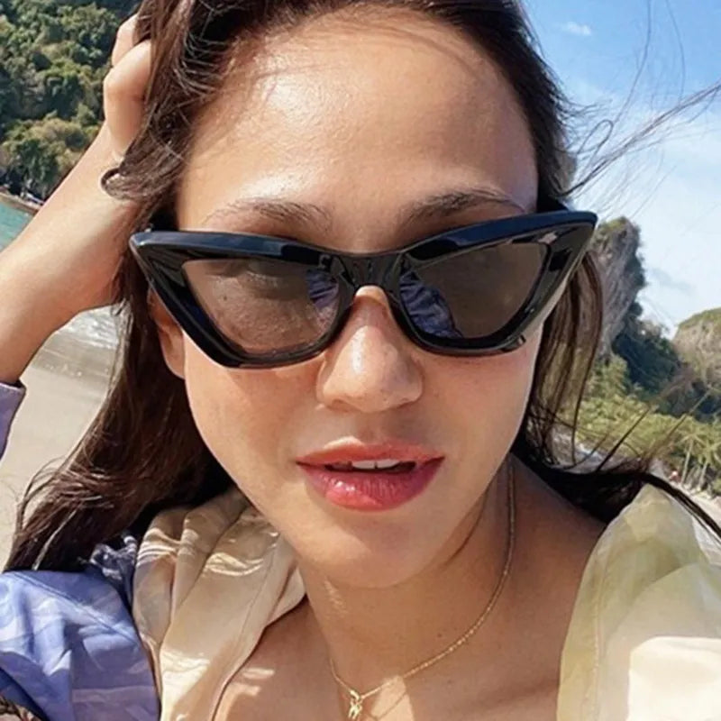 Modische Cat-Eye Sonnenbrille für Damen ⎜ UV-Schutz für Stadt und Strand