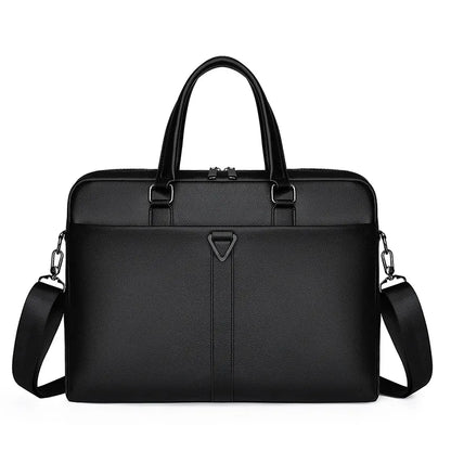 Große Laptoptasche für Herren ⎜ Wasserfeste Business-Tasche mit Schulterriemen für Reisen und Alltag