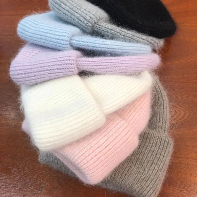 Rippenmütze in modernen Farben ⎜ Unisex-Strickmütze für trendige und warme Winter-Styles