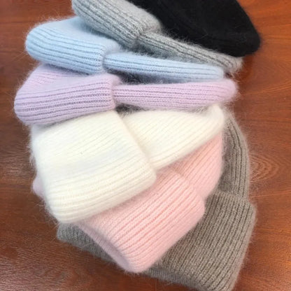 Rippenmütze in modernen Farben ⎜ Unisex-Strickmütze für trendige und warme Winter-Styles